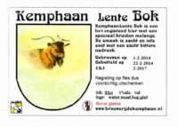 Stadsbrouwerij De Kemphaan BV, Kemphaan Lente Bok