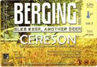 Berging Brouwerij, Cereson