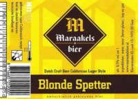 Brouwerij Maraakelsbier, Blonde Spetter
