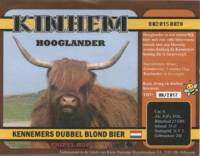 Brouwerij Kinhem, Hooglander Kennemers Dubbel Blond Bier Tripel Hop