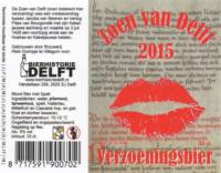 Bierhistorie Delft, Zoen van Delft 2015