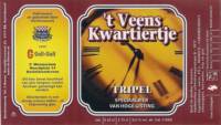 Bierbrouwerij de 3 Horne, 't Veens Kwartiertje Tripel