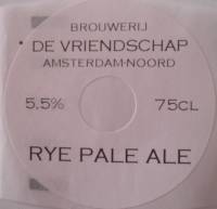 Brouwerij De Vriendschap, Rye Pale Ale