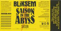 Brouwerij Bliksem, Saison In The Abyss