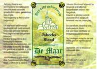 Dorpsbrouwerij De Maar, Jabeeks Blond