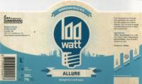 100 Watt Brewery, Allure American Pale Ale