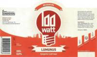 100 Watt Brewery, Lumunus Belgian IPA