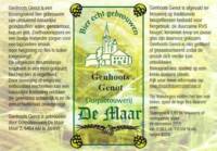 Dorpsbrouwerij De Maar, Genhoots Genot