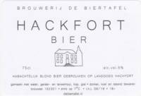 De Biertafel, Hackfort Bier