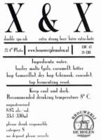 Brouwerij De Molen, X & X Double IPA-ish