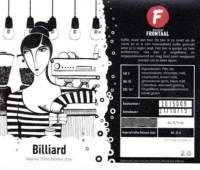 Brouwerij Frontaal, Billiard Imperial Coffee Oatmeal Stout