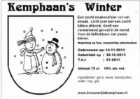 Stadsbrouwerij De Kemphaan BV, Kemphaan's Winter