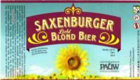 Bierbrouwerij De Pauw (Ommen), Saxenburger Licht Blond Bier