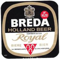 Oranjeboom Bierbrouwerij, Breda Holland Beer Royal