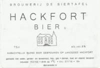 De Biertafel, Hackfort Bier