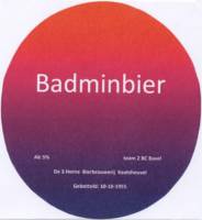 Bierbrouwerij de 3 Horne, Badminbier