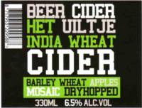 Uiltje Brewing Company, Cider India Wheat 