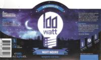 100 Watt Brewery, Nuit Noire Winterbier 2015