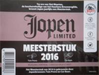 Jopen B.V., Jopen Meesterstuk 2016