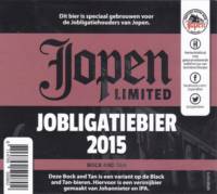 Jopen B.V., Jopen Jobligatiebier 2015