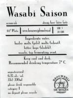 Brouwerij De Molen, Wasabi Saison