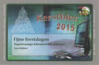 Brouwerij Klein Duimpje, Kerstbier 2015 Fijne Feestdagen