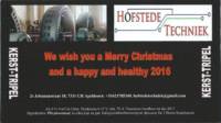 Stadsbierbrouwerij Apeldoorn, Hofstede Techniek Kerst-Tripel