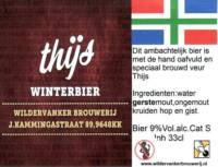 Wildervanker Brouwerij, Thijs Winterbier