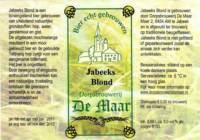 Dorpsbrouwerij De Maar, Jabeeks Blond