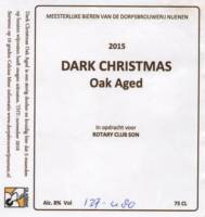 Dorpsbrouwerij Nuenen, Dark Christmas Oak Aged 2015