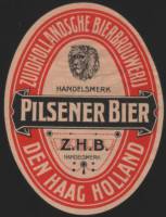 Zuidhollandse Bierbrouwerij (ZHB), Pilsener Bier ZHB