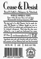 Brouwerij De Molen, Cease & Desist