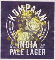 Kompaan Dutch Craft Beer Company, India Pale Lager