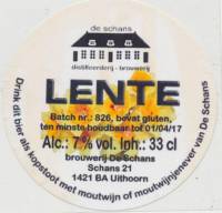 Bierbrouwerij De Schans, Lente