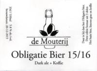De Mouterij, Obligatie Bier 15/16 Dark ale + Koffie