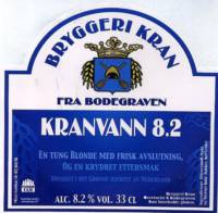 Brouwerij Kraan (Bodegraven), Kranvann 8.2