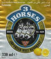 United Dutch Breweries, 3 Horses Malt Beverage Lemon