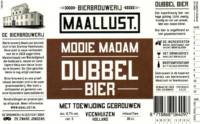 Bierbrouwerij Maallust, Mooie Madam Dubbel