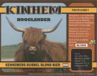 Brouwerij Kinhem, Hooglander Kennemers Dubbel Blond Bier Tripel Hop