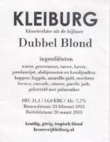 Brouwerij Kleiburg, Dubbel Blond