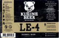 Kleine Beer Brouwerij, LE-4 Dubbel Bier