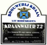 Brouwerij Kraan (Bodegraven), Kraanwater 7.2