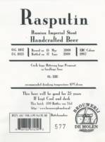 Brouwerij De Molen, Rasputin Russian Imperial Stout