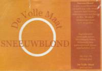 Bierbrouwerij De Volle Maat, Sneeuwblond