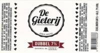 Brouwerij De Gieterij, Dubbel Brouwerij De Gieterij, Dubbel
