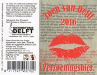 Bierhistorie Delft, Zoen van Delft 2016