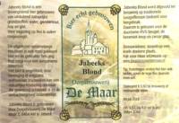 Dorpsbrouwerij De Maar, Jabeeks Blond