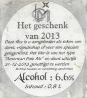 Brouwerij Eanske, Het Geschenk van 2013