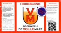 Bierbrouwerij De Volle Maat, Hoogblond