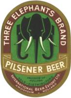 Oranjeboom Bierbrouwerij, Three Elephants Brand Pilsener Beer
